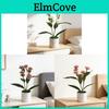 Artificial Carnation Miniature Plant For Office Decor With Realistic Greenery And Flower Base