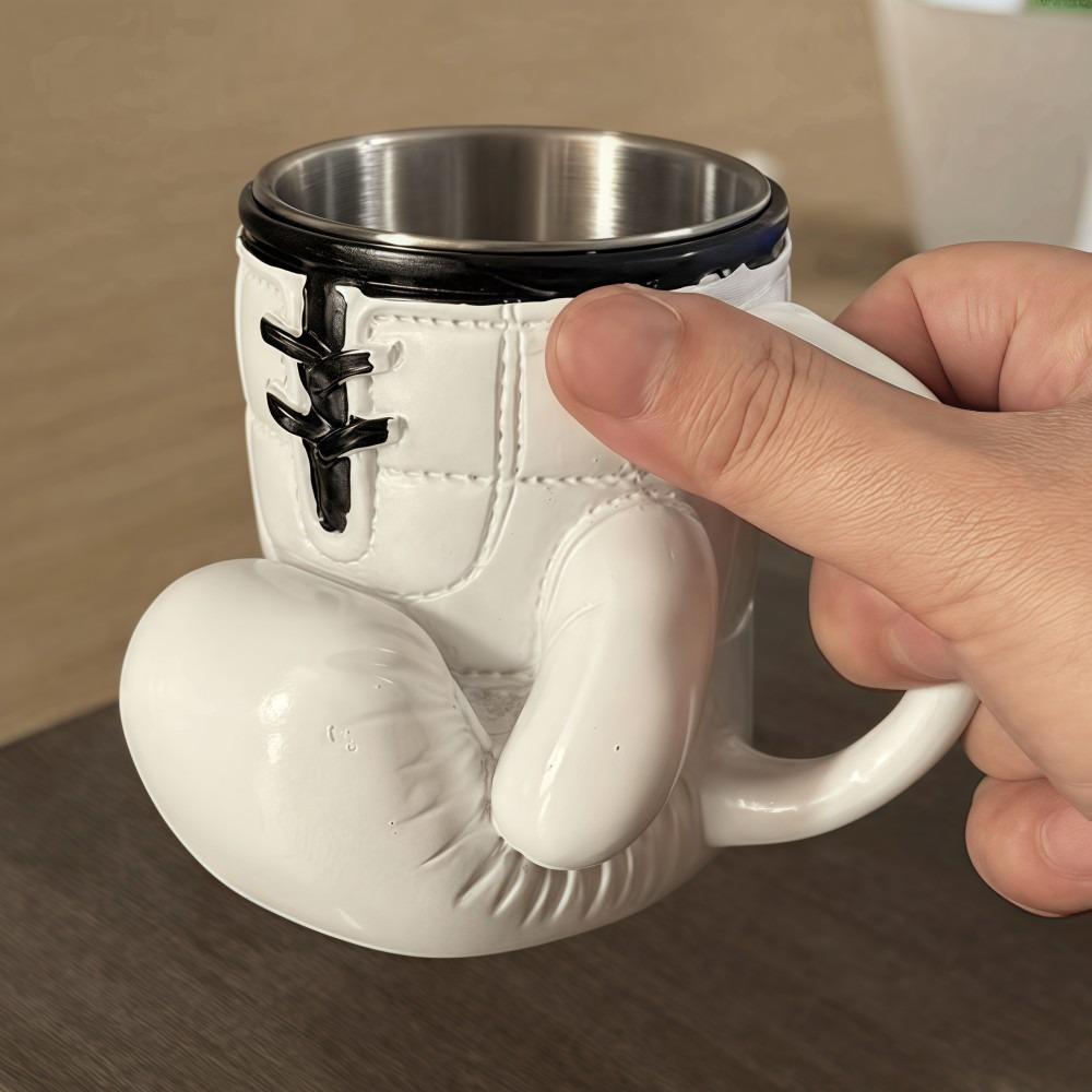 

Unique Stainless Steel Boxing Glove Mug Double Wall 200ML Coffee Cup Boxing Theme Lifelike Design Water Cup Men Boy Gifts 50ml