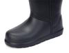 Aote Step-On Rain EVA Mid-Calf Boots 902, Black Cotton-Lined Non-Slip Rubber Shoes for Winter, Car Washing, Fishing, and Labor Protection.