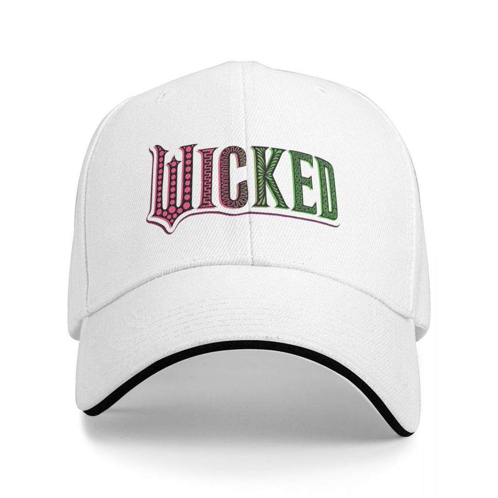 Wicked Glinda And Elphaba Logo Baseball Caps Snapback Baseball Hats Breathable Casual Casquette Outdoor for Men And Women