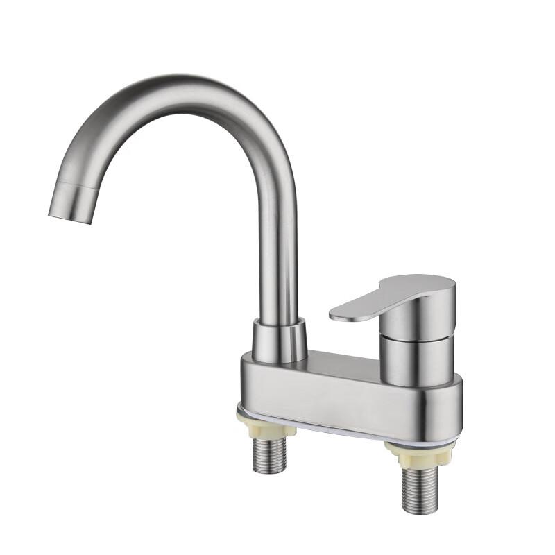 TLXT 304 Stainless Steel Two-Handle Basin Faucet