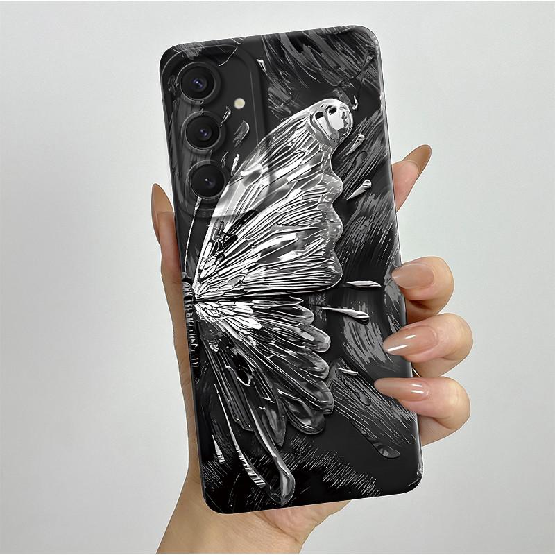 Pretty Butterfly Flower Case For Samsung Galaxy A16 5G Phone Cover Protection Case For Samsung A16 A26 A36 A56 GalaxyA16 Covers