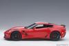 AUTOart Chevrolet Corvette C7 GranSport Stripe Black Hashmark 1/18 Red/White