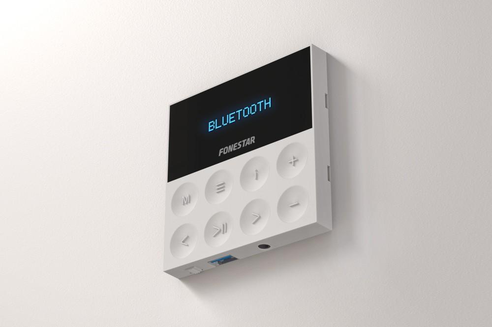 Fonestar KS-AMP - Miniwzmacniacz ścienny z BT/USB/FM, Fonestar