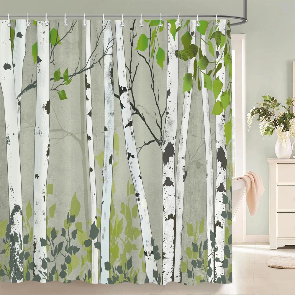 Jy01Colorful Beautiful Flowers Bath Curtain Waterproof Fabric Shower Curtains Floral Rose Printing Bathroom Screen Decor With @1