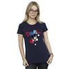 Disney Womens/Ladies Mickey Mouse Goal Striker Pose Cotton T-Shirt