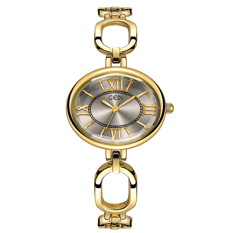 

Medieval Niche Oval Women S Watch Retro Roman High-Value Waterproof Quartz Watch Women S Bracelet Watch