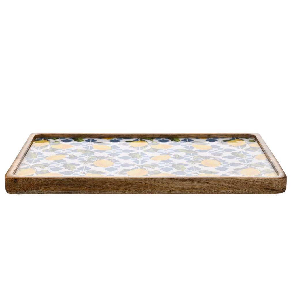 Country Living Mangotre Serveringsbrett 40 cm - Sitroner