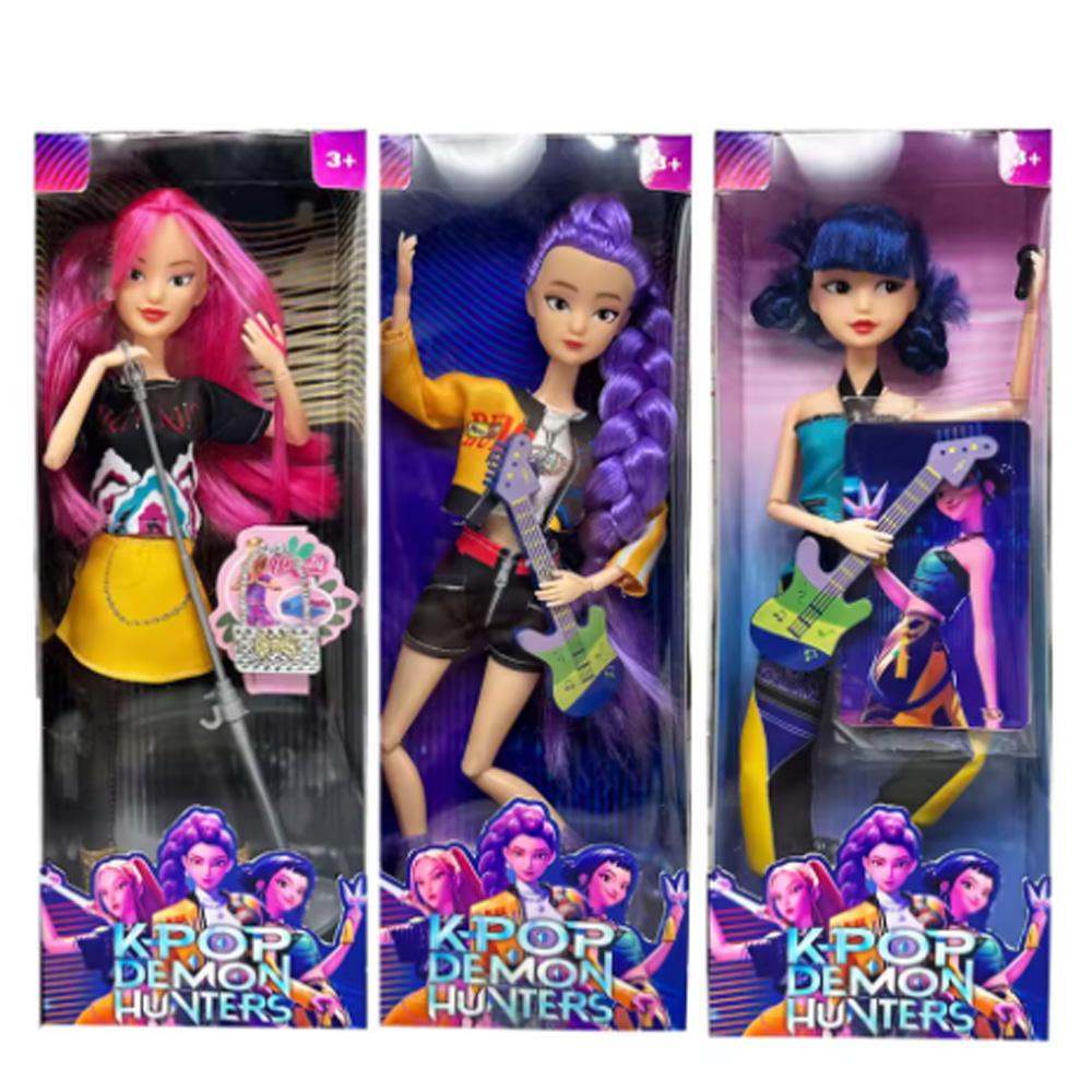 Hot SALE Demon Hunters Action Figure Doll Toy Rumi Mira Zoey Sussy KPop Devil Hunter Character Figurine Bjd Dolls For Fans Gifts