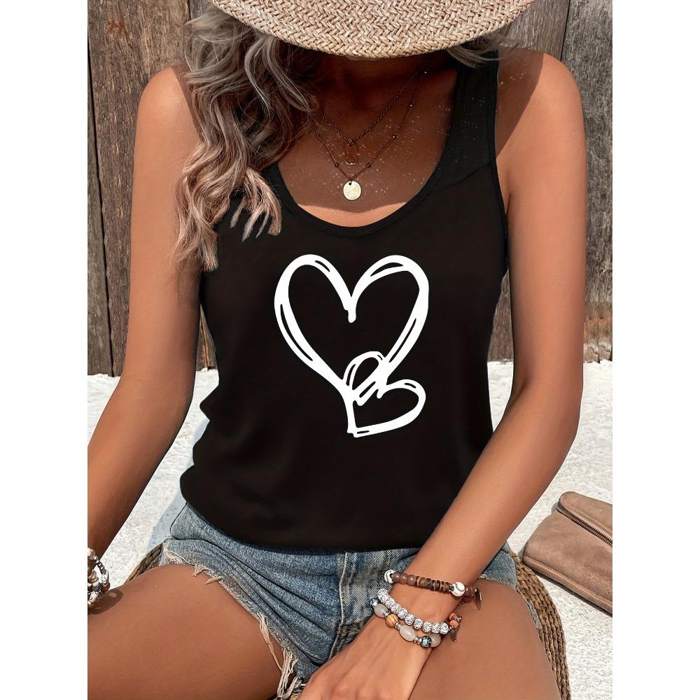 Summer Women's Loose Dreamcatcher Printed Vest Top T-shirt