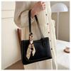 New Trendy Retro Commuter To Work Compartment Shoulder Bag High Sense Tote Bag College Student Class Bag Woman