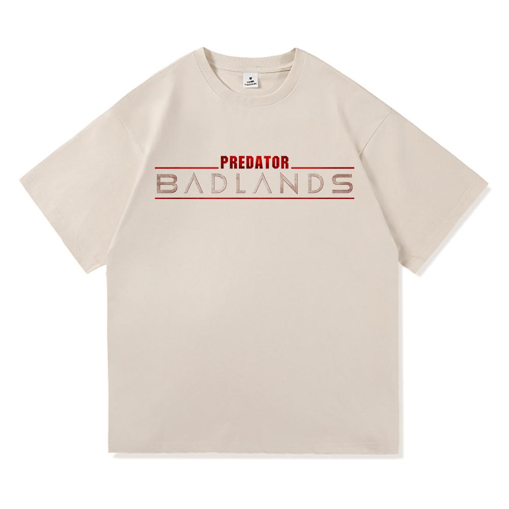 Predator Badlands T Shirt 2025 Fashion Movie Men/women Clothing Vintage Harajuku High Quality Clothes Cotton Tshirts
