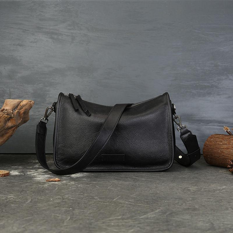 Genuine Leather Handbags for Women Fashion Vintage Design Messenger Bags Classic Phone Bag Purse