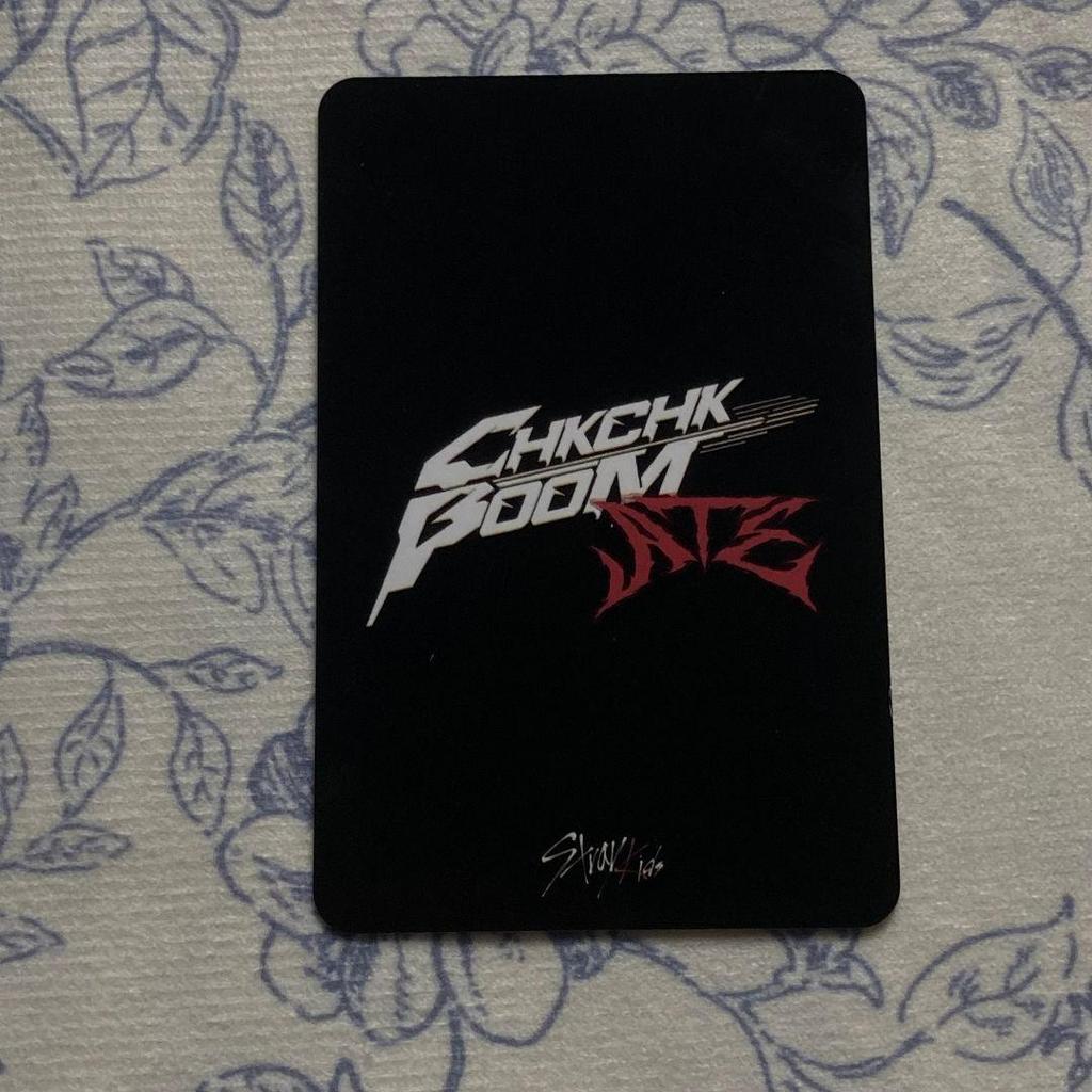 [USED] Han Stray Kids CHK CHK BOOM ATE 1st week Sanok trading card