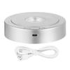 Battery-Operated Platform Spinning Base For Crystals 8 Light Modes Display Pedestals Led Rotating Display Stand Lighted Base