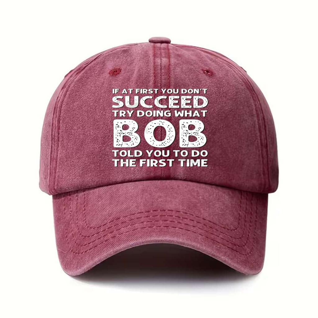 Washed Printed Hat Dad Hat Men and Women Retro Baseball Cap Popular Soft Top Sun Hat