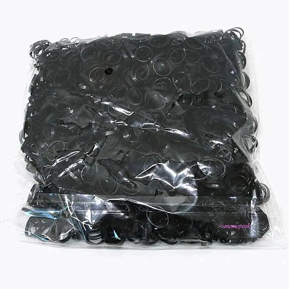 Black Rubber Band Black Hair Tie Large Capacity Strong 100g For Children Kids hij593 Large capacity black rubber band 100g