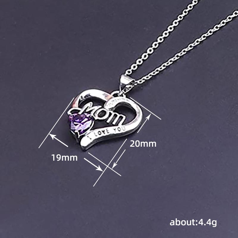 I Love Your Mom Necklace, Letter Lettering Mother'S Day Gift, Mom'S Preferred Necklace.