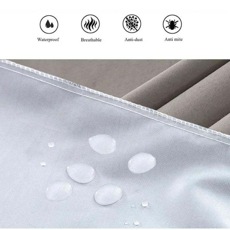 Waterproof Mattress Cover with Zipper 6-Sides All Inclusive Mattress Protector Bed Cover Anti-slip Fitted Bed Sheet Customizable