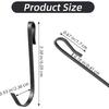 Teaaha 30 PCS J Hooks for Hanging, 2.4 Inch Clip-On Stainless Steel Wire Shelf Hooks, J Shaped Rack Hanger Sink Grid Hook for Hanging Closet, Kitchen