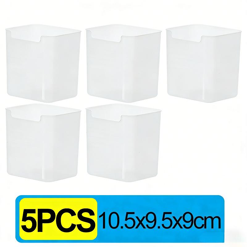 

5PCS Space Saving Fridge Side Door Organizer Food Grade Storage Container Refrigerator Fresh Keeping Box for Kitchen