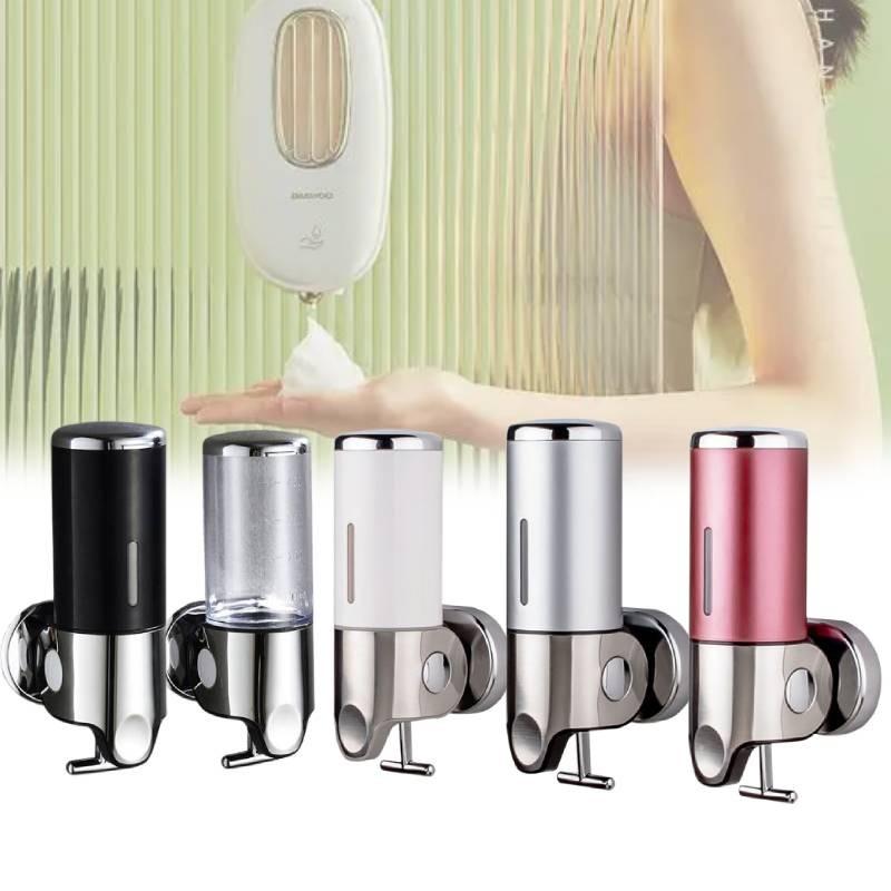 Hanging Foam Wall Soap Dispenser Chrome Coating Hotel Home Bathrooms Supplies