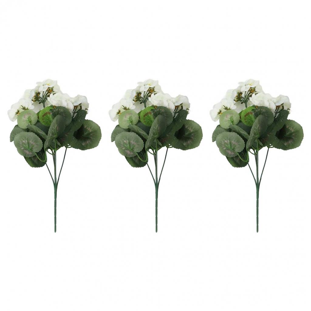 Anpassbare Anordnung Künstliche Geranien Außenblumen Seidenblumen