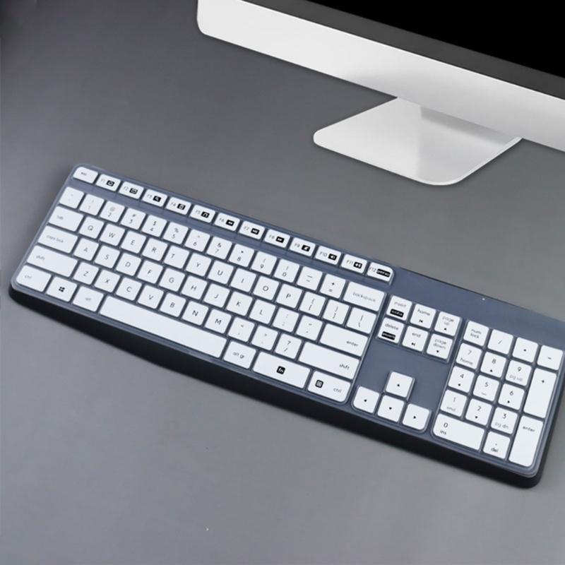 Silicone Keyboards Protectors Cover for K235 K375 MK235 MK315 Laptop Dust and Spill Resistant Transparents Film
