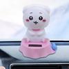 Dashboard Bobblehead Cute,Cartoon Bobblehead - Bibblehead Solar Powered Figurine - Cartoon Bobblehead Decoration Dashboard Figurine Home Desktop Decor