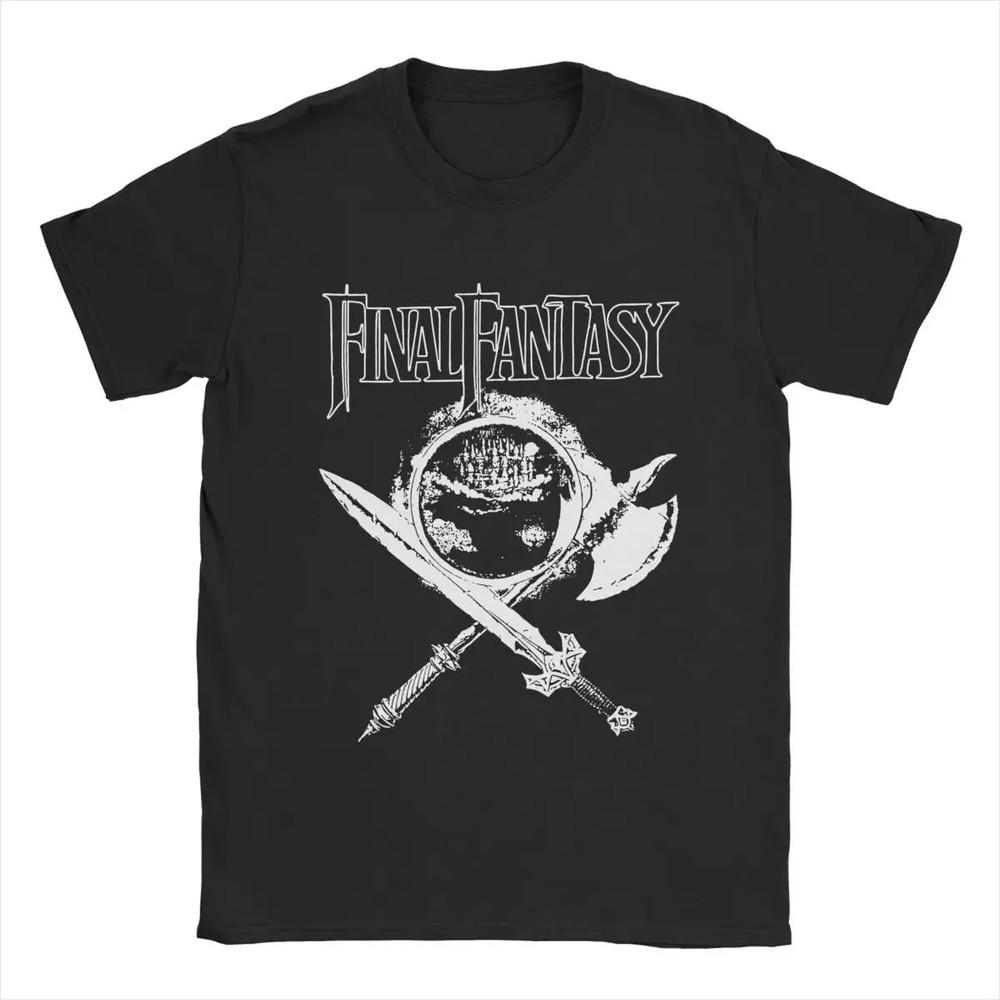 

Men Final Fantasy Axe T Shirts 100% Cotton Tops Leisure Short Sleeve.webp Unisex T-Shirt XXXL