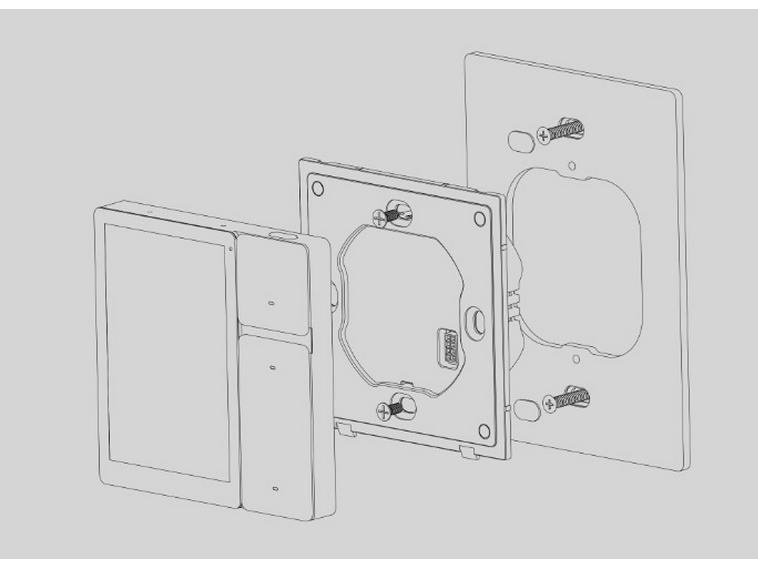 Tuya Smart 3.5" Touchscreen Switch with Infrared Control for AC & TV