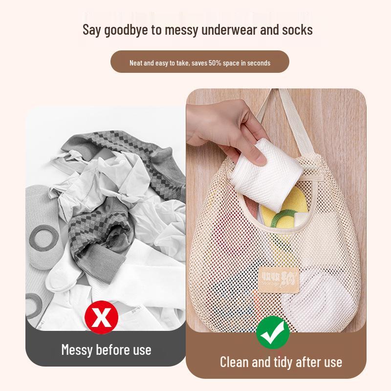 Dorm Sock & Underwear Hanging Organizer Bag