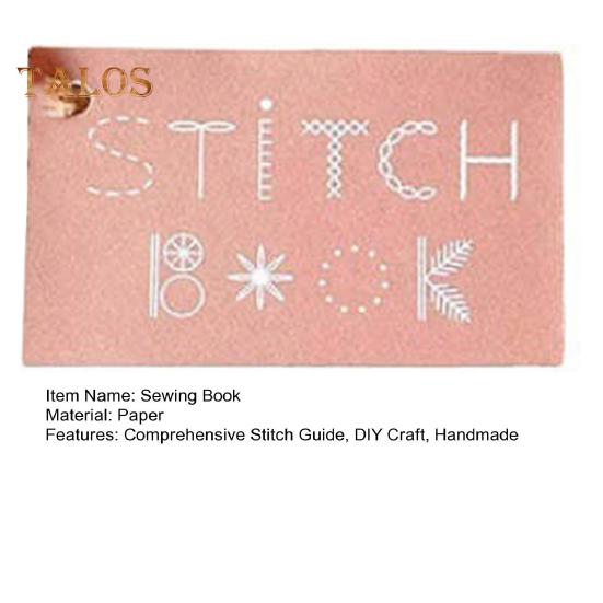 Mini Sewing Book Comprehensive Stitch Guide DIY Craft Portable Sewing Card Set Embroidery Patterns Designs Sewing Book