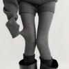 Dark Gray Pantyhose Women'S Spring And Autumn Retro Love Hollow Outer Stockings Japanese Jk Sweet White Leggings