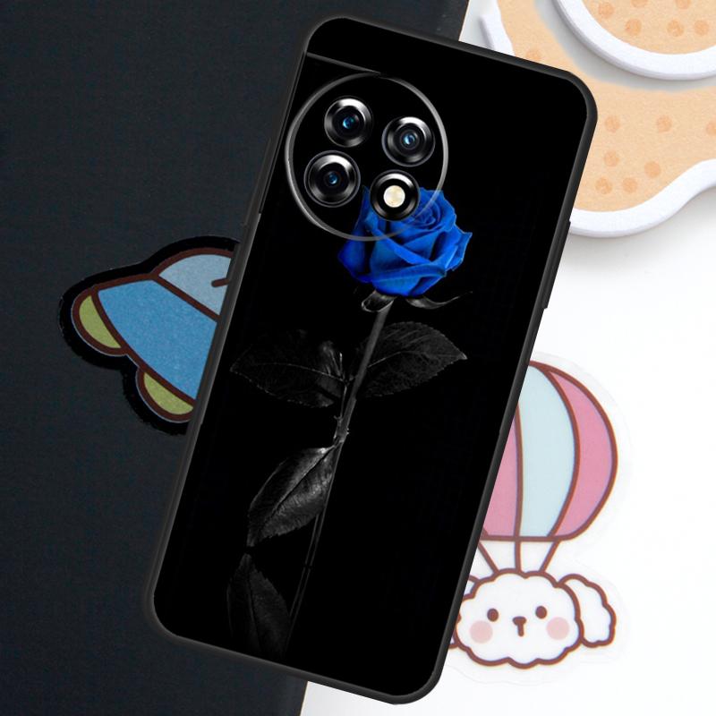 Blue Rose Art Case For OnePlus Nord 5 CE 3 4 Lite N20 N30 OnePlus 15 13 12 11 10 Pro 10T 12R 13R 15R Cover