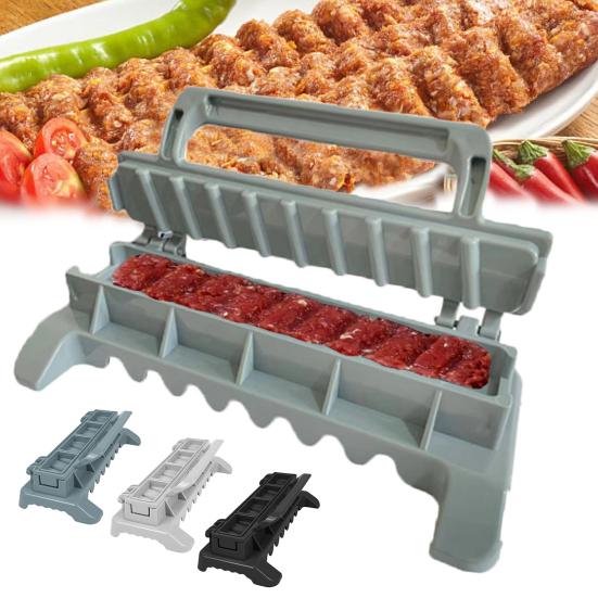 Špízy Kebabovač Hovězí maso Zelenina Kebabová forma pro BBQ grilování Přenosný lisovací typ Kebabový nástroj pro grilovací večírky Pikniky