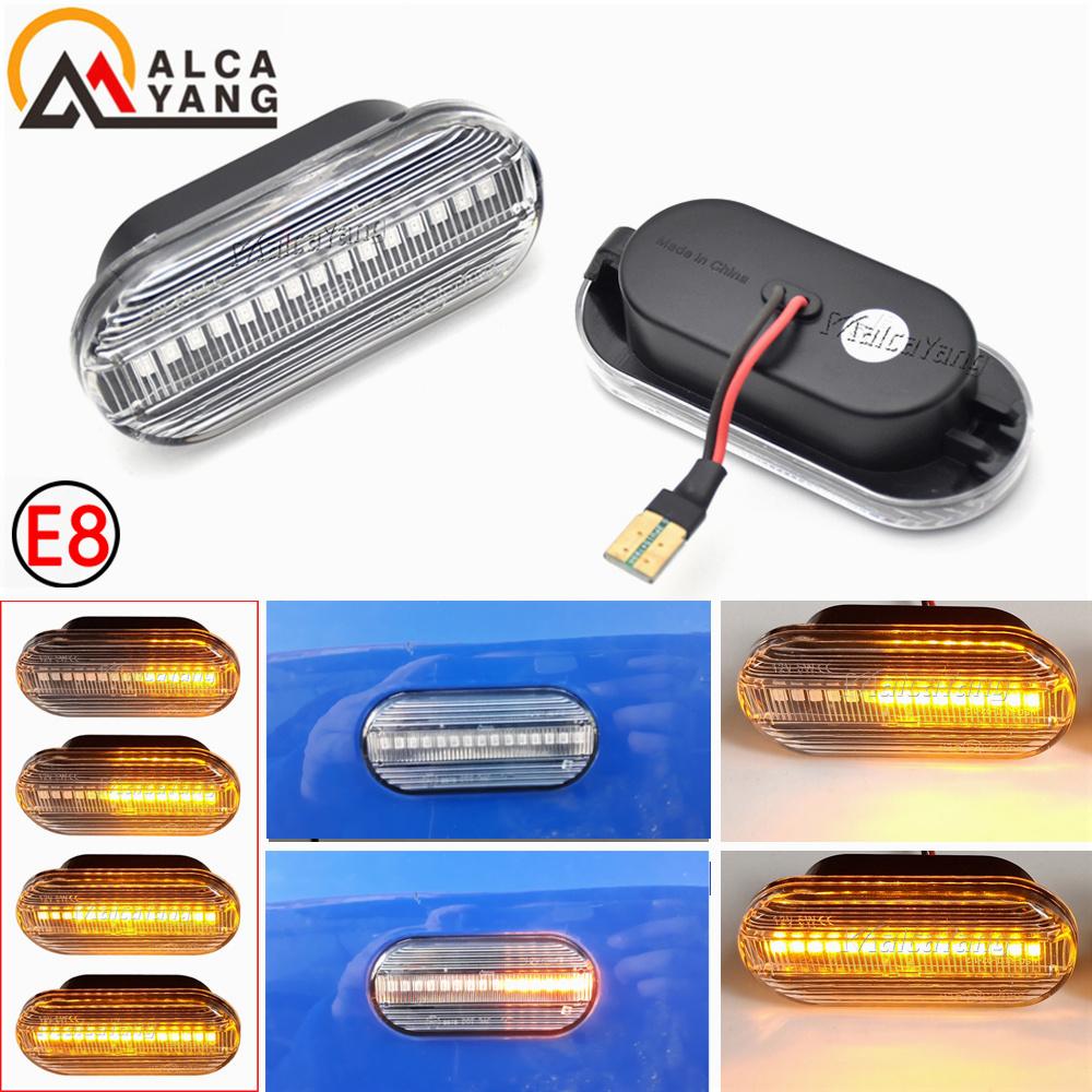 

For Ford C-Max Fiesta MK6 Focus MK2 Fusion Galaxy Dynamic Turn Signal Light LED Side Fender Marker Sequential Indicator Blinker