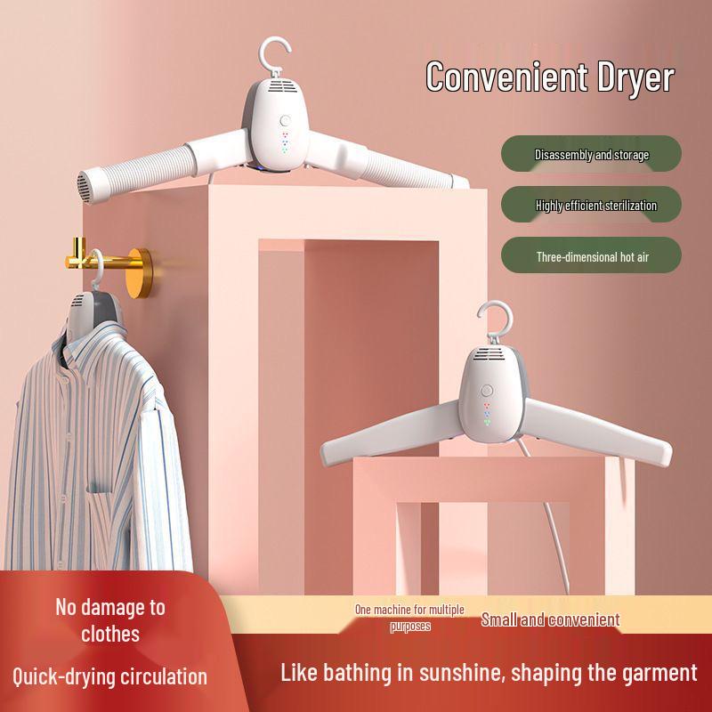 Portable Electric Folding Clothes Drying Rack with Sterilization