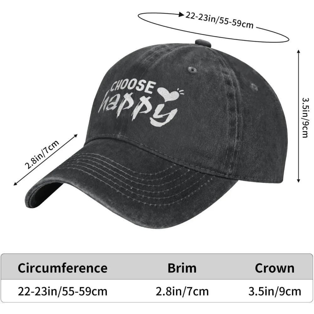 Workout Hats for Men Chooses Happy Retro Hat for Women Baseball Hats One Size Trucker Hat