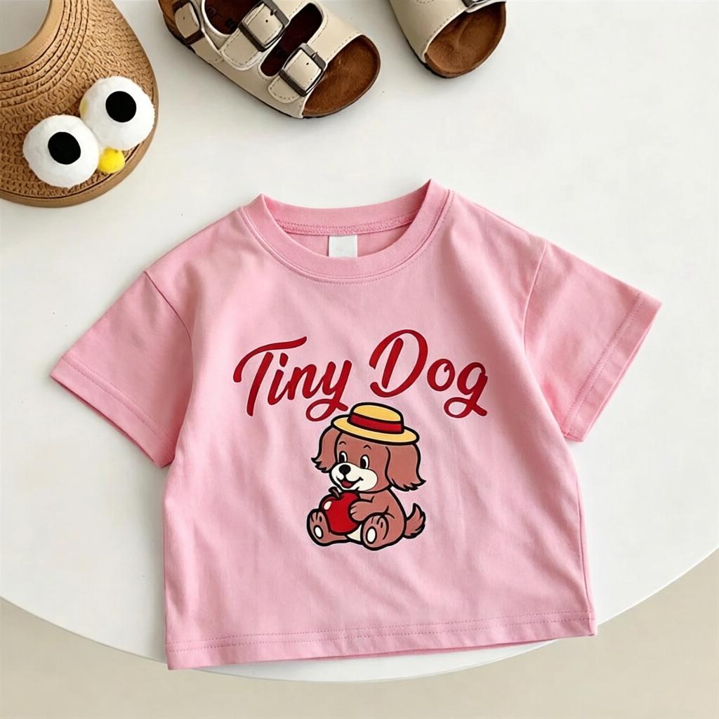 White Blue Tshirt For Boys And Girls Shortsleeved Tops New Design Tees Round Neck Base Shirt Toddler Loose Casual Clothing