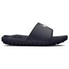 Under Armour Project Rock 3 Slide Midnight Navy Men Sneakers Blue Metallic-Gold 3026034-400