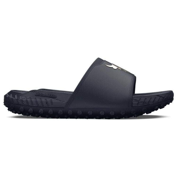 Under Armour Pánské tenisky Project Rock 3 Slide Midnight Navy Modrá metalíza-zlatá 3026034-400
