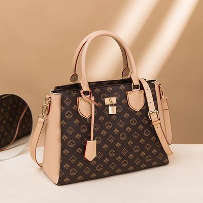 Bolsa feminina da moda de primavera grande capacidade bolsa platina bolsa de mão feminina bolsa quadrada pequena estampada bolsa tiracolo para o dia a dia