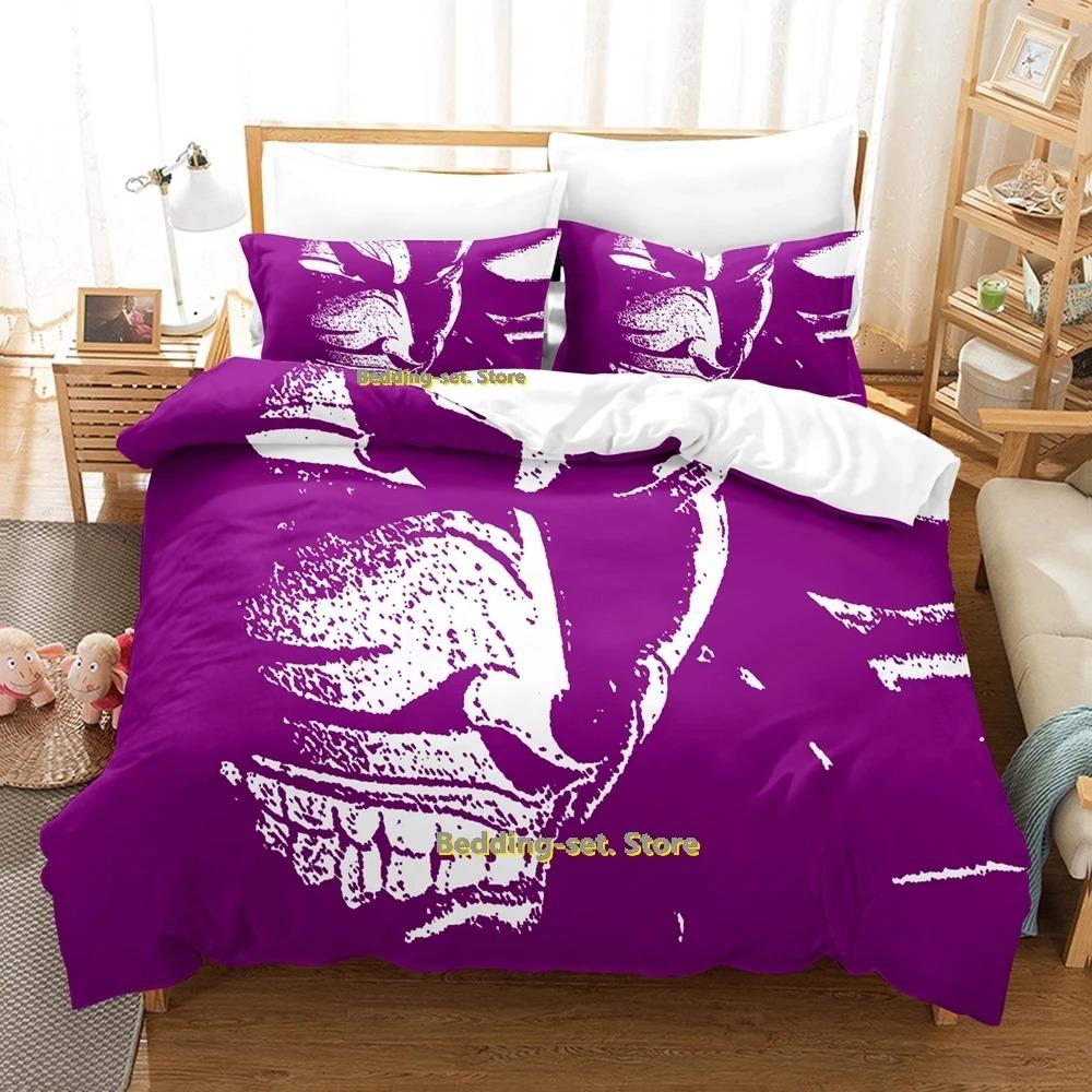 Baki Hanma Bedding Set Single Twin Full Queen King Size Bed Set Adult Kid Bedroom Duvetcover Sets 3D Print Anime Bed Sheet Set