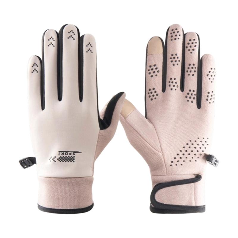 Winter Warm Touchable Screen Enabled Gloves For Men Women Waterproof Design NonSlip Palms Outdoor Sports