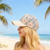 Summer Floral Print Women Baseball Cap Women's Adjustable Peaked Cap Outdoor Sun Hat Women's Soft Hat Soft-brimmed Hats