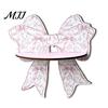 Pink Decorative Wall Shelves Cute Bow Wooden Shelf, Shaped Display Rack, Mount Mounted Bedside Shelf Storage for Bedroom Vanity Room, Small Plants Tie
