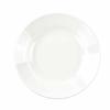 Creative Pure White Ceramic Dinnerware: Western Style Plate for Pasta, Breakfast, Soup, and Fruit.