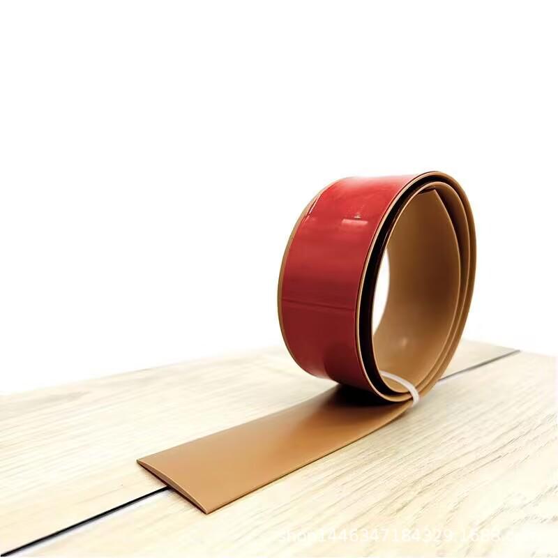 Threshold Strip, Flat Buckle: Wood Floor Finishing & Seam Edge Decorative, Glue-Free, Self-Adhesive Separator for Doorways.