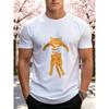 Men's Printed Short-Sleeve T-Shirt, Breathable Summer Top. Stylish and Casual, Machine Washable ,Comfortable Fit